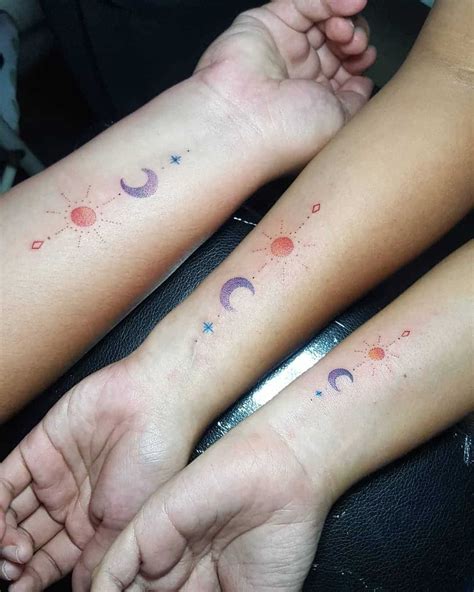 Moon Star Tattoo, Sun Tattoo Tribal, Celestial Tattoo, Circle Tattoos ...