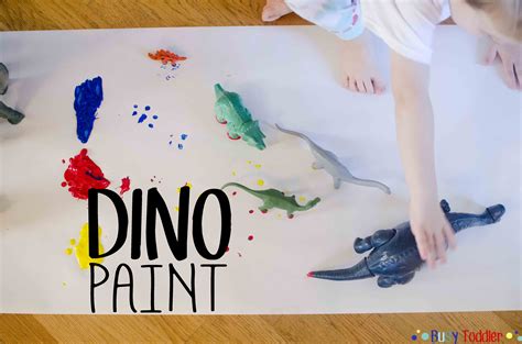 Dino Paint Art Activity - Busy Toddler