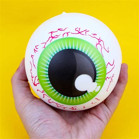 Funny Whole Eye Eyeball Squishy Slow Rising Toys 10cm Colorful PU Decompression Vent Anti Stress ...