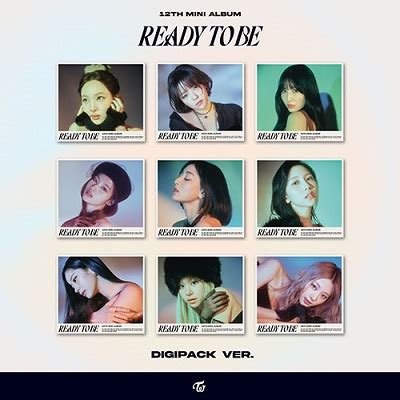 TWICE 12TH MINI ALBUM READY TO BE DIGIPACK VER. | 9 ALBUMS SET - Kpop USA