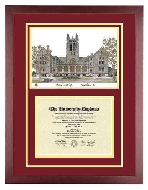 Boston College – BC Eagles - Diploma Artworks