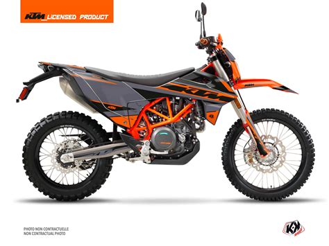 KTM 690 ENDURO R Dirt Bike Breakout Graphic Kit Grey - Kutvek Kit Graphik