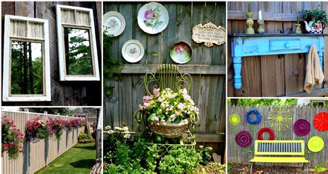 DIY Outdoor Projects: 18 Lovely Fence Decorating Ideas