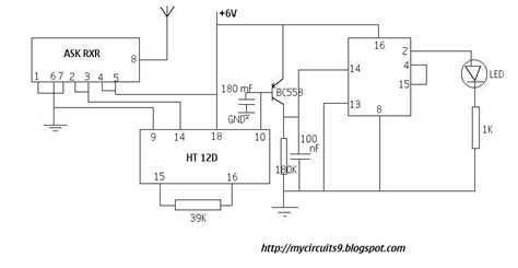 SIMPLE RF REMOTE CONTROL CIRCUIT