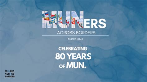 MUN Summit 2023 – MUNers Across Borders