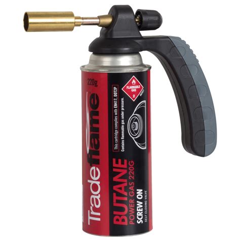 Tradeflame 220g Handy Blow Torch Kit With Butane Gas | Bunnings Warehouse