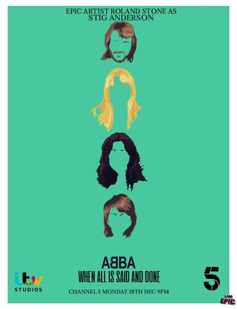 EPIC Artist Roland Stone stars in ABBA Documentary - I AM EPIC – ACTORS ...