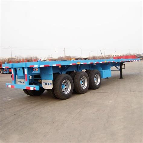 Triple Axle Flat Bed Trailer for Sale - TITAN Vehicle