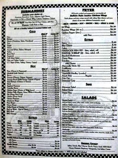 Menu of Leaning Tower in Dansville, NY 14437