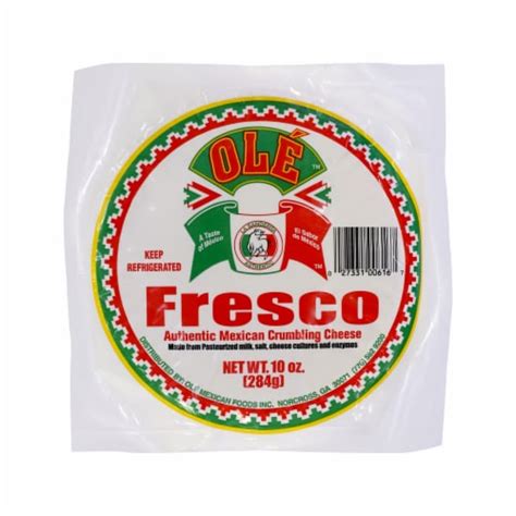 Ole Mexican Queso Fresco Cheese, 10 oz - Harris Teeter