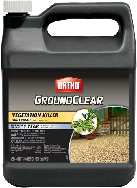 Amazon.com : Ortho GroundClear Vegetation Killer Concentrate, 2-Gallon : Weed Killers : Patio ...