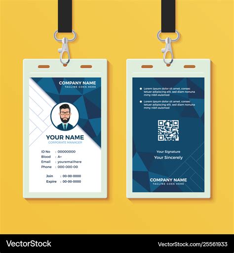 Id Card Design Template Free Download – cabai