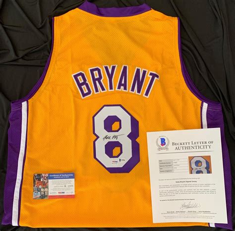 Kobe Bryant Signed Jersey (PSA COA & Beckett LOA) | Pristine Auction