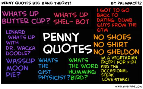 Penny quotes BIG BANG THEORY! - Bitstrips