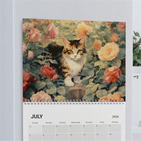 Cat Calendar - Etsy