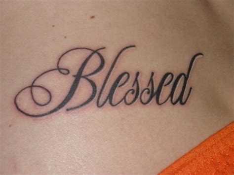 Blessed – Tattoo Picture at CheckoutMyInk.com | Blessed tattoos, Tattoos, Tattoos with meaning