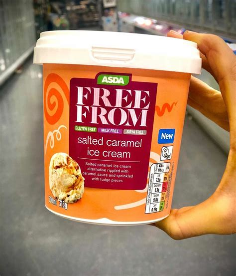 Asda Free From Salted Caramel Ice Cream 315g – Vegan Food UK