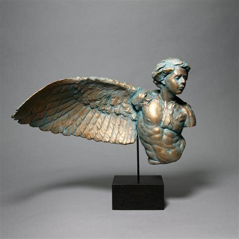 Icarus Falling Statue