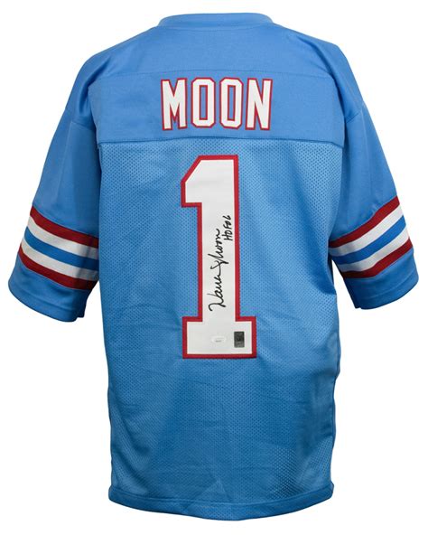 Warren Moon Signed Houston Oilers Jersey Inscribed "HOF 06" (JSA COA ...