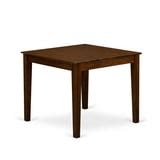 East West Furniture OXT-AWA-T Beautiful Dinette Table with Natural Color Table Top Surface and ...
