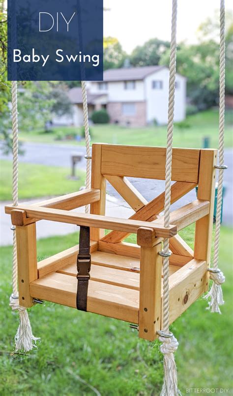 DIY Outdoor Baby Swing - Terrace Place | Baby swing outdoor, Baby swings, Swing set diy