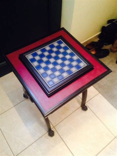 Franklin Mint - Chess table with pieces - Catawiki