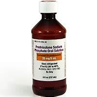 Prednisolone Sodium Phosphate Oral Solution 25mg/5mL (Prednisolone) dosage, indication ...