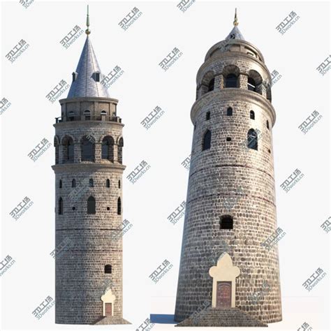 中世纪塔楼(Medieval Tower )-3D打印模型下载-3D工场 3Dworks.cn