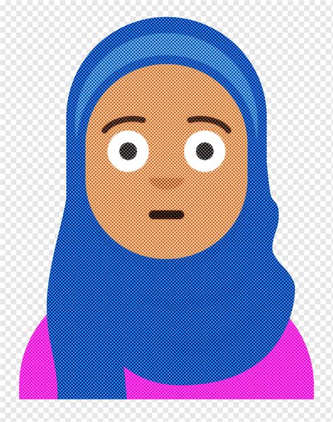 Hijab Avatar, Smiley, Emoticon, Emoji, Face, Drawing, png | PNGWing