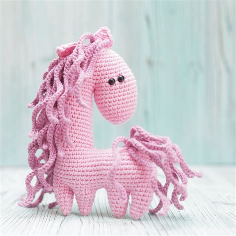 Pink horse toy soft horse toy toddlers tactile toy | Etsy