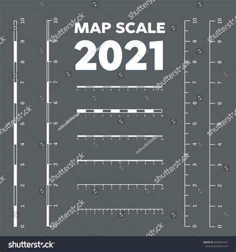 Map Scales Graphics Measuring Distances Scale Stock Vector (Royalty Free) 1892087917 | Shutterstock