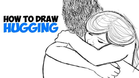 Drawing Of People Hugging