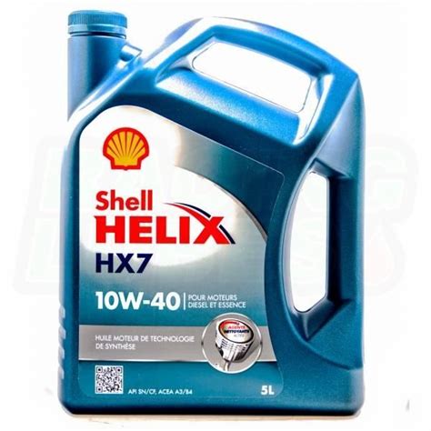 Shell Helix HX7 10W40 - Conditionnement - Cart... - Achat / Vente huile moteur Shell Helix HX7 ...