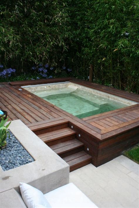 47 Irresistible hot tub spa designs for your backyard