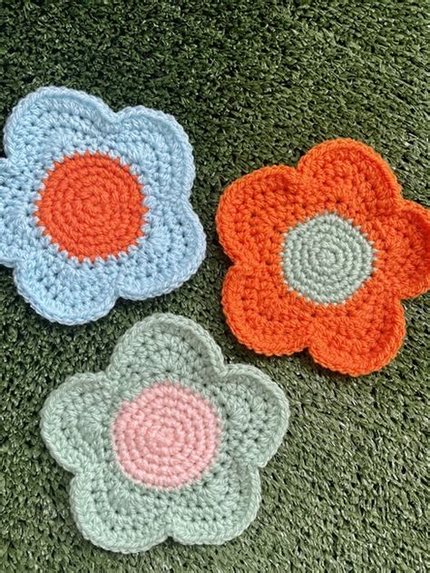 Crochet Flower Coaster Free Pattern | Best Flower Site