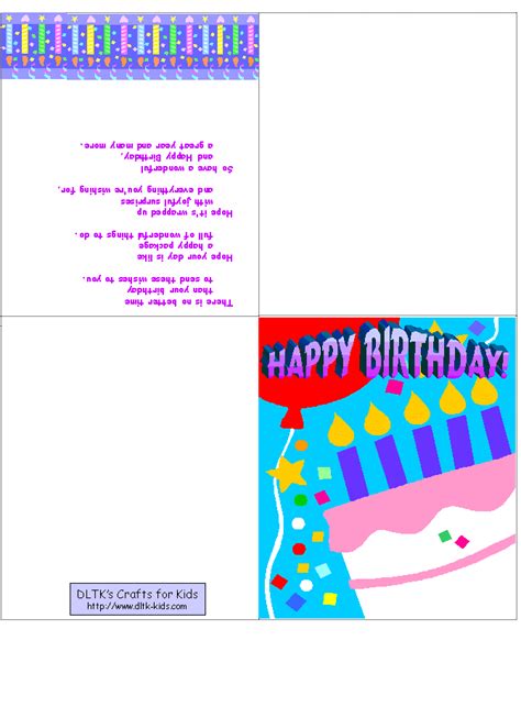 birthday card maker online free printable cards design templates - free printable birthday card ...