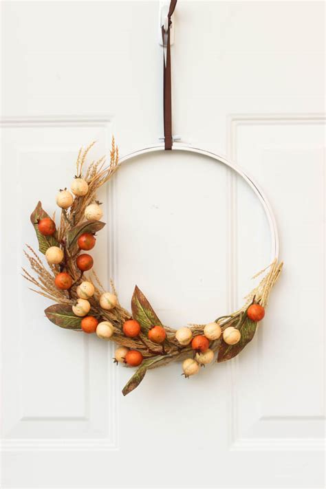 Harvest Door Wreath Ideas - Building Our Story