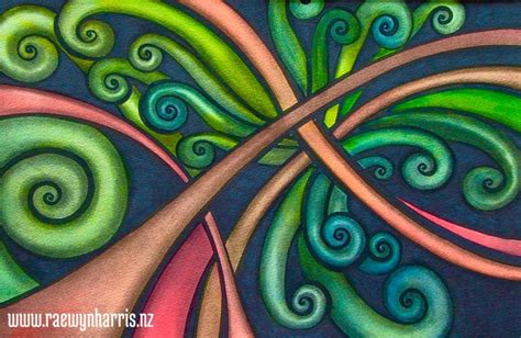 Tangled Koru - Koru art, landscapes, paintings, Aotearoa, New Zealand ...