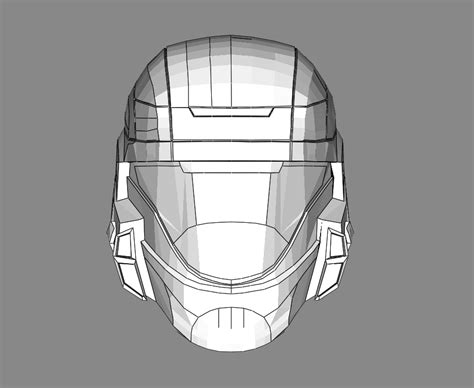 Halo Reach ODST Helmet FOAM Cosplay Pepakura File Template – Heroesworkshop