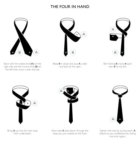 How to tie a Four in Hand knot | Moss