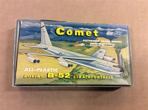 EARLY VINTAGE COMET 1958 Boeing B 52 Stratofortress Plastic Model Kit $129.99 - PicClick