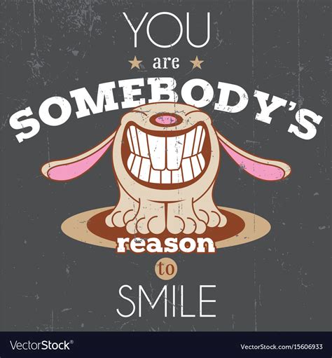 Positive funny poster Royalty Free Vector Image