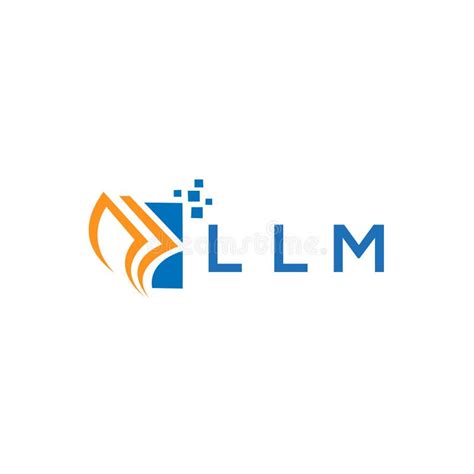 LLM Credit Repair Accounting Logo Design on WHITE Background. LLM ...