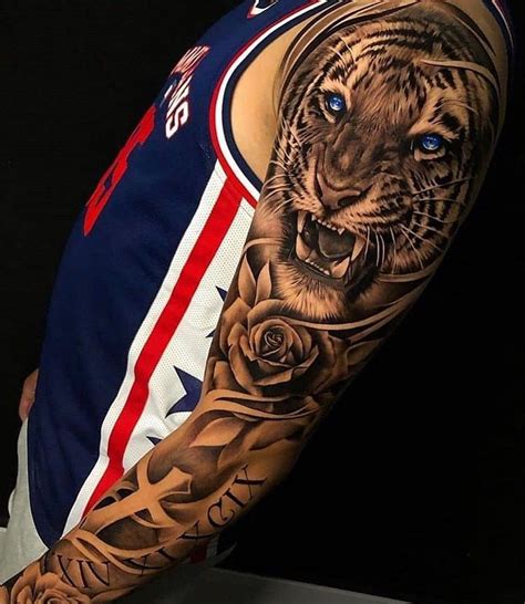 Tiger Tattoo Sleeve : Pin by danny chahda on Sleeve tattoos | Sleeve ...