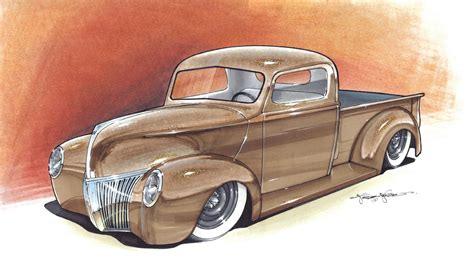 Car Drawings from 1320Designs - Hot Rod Car Concept Drawings ...