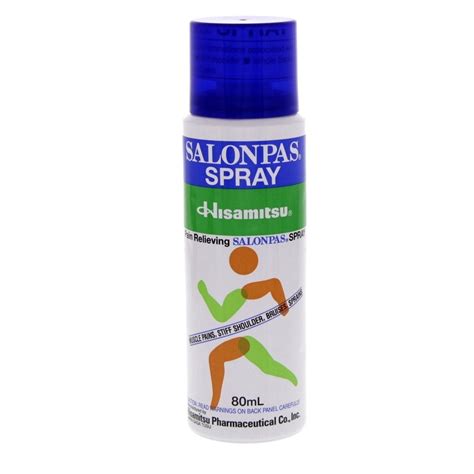 Salonpas Pain Relieving Spray - 80 ml | Shopee India