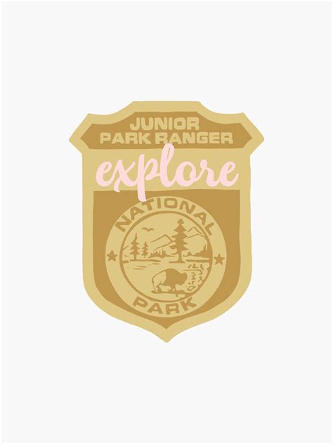 "Explore Park Ranger Badge" Sticker by rebeccawilkes | Redbubble