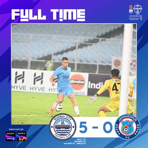 Mumbai City FC recorded an emphatic 5-0 victory against a youthful ...