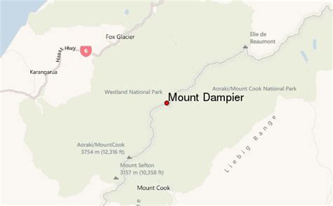 Mount Dampier Mountain Information