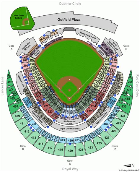 Kc Royals Detailed Seating Chart | Brokeasshome.com